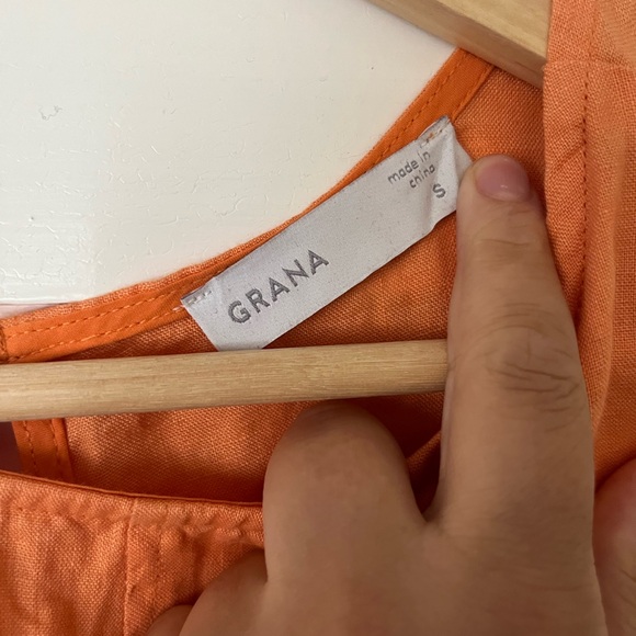Grana Linen A Line Dress - Picture 2 of 3